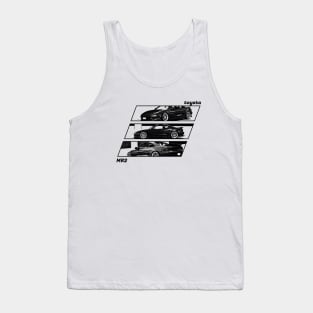 TOYOTA MR2 MK2 Black 'N White Archive 2 Tank Top